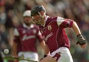 14 April 2002; Cathal Moore of Galway during the Allianz National Hurling League Quarter-Final match between Galway and Tipperary at Semple Stadium in Thurles, Tipperary. Photo by Brendan Moran/Sportsfile