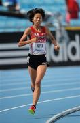 30 August 2011; Niiya Hitomi, Japan, in action during Round 1 of the Women's 5000m event. IAAF World Championships - Day 4, Daegu Stadium, Daegu, Korea. Picture credit: Stephen McCarthy / SPORTSFILE