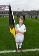 17 March 2017; AIB flagbearer Gearoid Sugrue, aged 10, who won an AIB flag bearer competition to wave on Dr. Crokes at the AIB GAA Football All-Ireland Senior Club Championship Final match between Dr. Crokes and Slaughtneil at Croke Park in Dublin on St. Patrick's Day. Photo by Piaras Ó Mídheach/Sportsfile