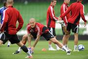 1 September 2011; Slovakia's Martin Skrtel during squad training ahead of their EURO 2012 Championship Qualifier against Republic of Ireland on Friday. Slovakia Squad Training, Aviva Stadium, Lansdowne Road, Dublin. Picture credit: Matt Browne / SPORTSFILE