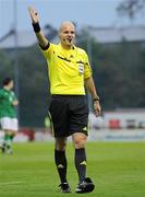 1 September 2011; Referee Sebastien Delferiere. UEFA Under 21 European Championship 2013 Qualification, Republic of Ireland v Hungary, The Showgrounds, Sligo. Picture credit: Barry Cregg / SPORTSFILE