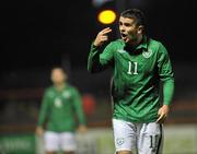 1 September 2011; Robert Brady, Republic of Ireland. UEFA Under 21 European Championship 2013 Qualification, Republic of Ireland v Hungary, The Showgrounds, Sligo. Picture credit: Barry Cregg / SPORTSFILE