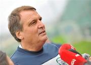 4 September 2011; Republic of Ireland assistant manager Marco Tardelli during a pitchside update ahead of their EURO 2012 Championship Qualifier against Russia on Tuesday. Republic of Ireland Squad Press Conference, Grand Hotel, Malahide, Dublin. Picture credit: David Maher / SPORTSFILE