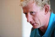 6 September 2011; Ireland's Leo Cullen speaking at a press conference ahead of their Pool C opening game against the USA on the 11th of September. Ireland Rugby Squad Press Conference - 2011 Rugby World Cup, Crowne Plaza Hotel, Queenstown, New Zealand. Picture credit: Brendan Moran / SPORTSFILE