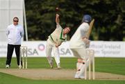 6 September 2011; John Mooney, Ireland, bowls to Gerry Snyman, Namibia. Intercontinental Cup, Day 1, Ireland v Namibia, Stormont, Belfast, Co. Antrim. Picture credit: Oliver McVeigh / SPORTSFILE