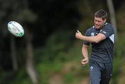 9 September 2011; Ireland out-half Ronan O'Gara in action during squad training ahead of their Pool C opening game against the USA on Sunday. Ireland Rugby Squad Training, 2011 Rugby World Cup, New Plymouth Boys High School, New Plymouth, New Zealand. Picture credit: Brendan Moran / SPORTSFILE