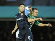 9 September 2011; Stephen Bradley, St Patrick's Athletic, in action against Daire Doyle, Bray Wanderers. Airtricity League Premier Division, Bray Wanderers v St Patrick's Athletic, Carlisle Grounds, Bray, Co. Wicklow. Picture credit: Matt Browne / SPORTSFILE