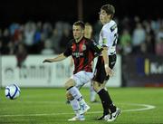 16 September 2011; Aidan Downes, Bohemians, in action against Cian Byrne, Dundalk. FAI Ford Cup Quarter-final, Dundalk v Bohemians, Oriel Park, Dundalk, Co Louth. Picture credit: Matt Browne / SPORTSFILE