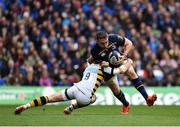 1 April 2017; Jack Conan of Leinster is tackled by Dan Robson of Wasps during the European Rugby Champions Cup Quarter-Final match between Leinster and Wasps at Aviva Stadium in Dublin. Photo by Ramsey Cardy/Sportsfile