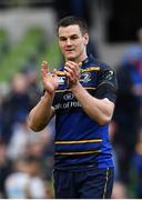 1 April 2017; Leinster's Jonathan Sexton following their victory in the European Rugby Champions Cup Quarter-Final match between Leinster and Wasps at Aviva Stadium in Dublin. Photo by Ramsey Cardy/Sportsfile