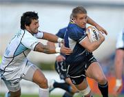 17 September 2011; Luke Fitzgerald, Leinster, is tackled by Troy Nathan, Glasgow Warriors. Celtic League, Leinster v Glasgow Warriors, RDS, Ballsbridge, Dublin. Photo by Sportsfile