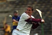 14 April 2002; Liam Donoghue of Galway goalkeeper during the Allianz National Hurling League Quarter-Final match between Galway and Tipperary at Semple Stadium in Thurles, Tipperary. Photo by Brian Lawless/Sportsfile
