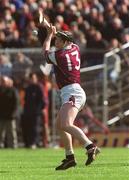 14 April 2002; Eugene Cloonan of Galway during the Allianz National Hurling League Quarter-Final match between Galway and Tipperary at Semple Stadium in Thurles, Tipperary. Photo by Brian Lawless/Sportsfile