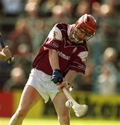 14 April 2002; Ollie Canning of Galway during the Allianz National Hurling League Quarter-Final match between Galway and Tipperary at Semple Stadium in Thurles, Tipperary. Photo by Brendan Moran/Sportsfile