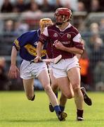 14 April 2002; Declan O'Brien of Galway during the Allianz National Hurling League Quarter-Final match between Galway and Tipperary at Semple Stadium in Thurles, Tipperary. Photo by Brendan Moran/Sportsfile
