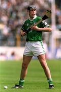14 April 2002; Mark Keane of Limerick during the Allianz National Hurling League Quarter-Final match between Clare and Limerick at Semple Stadium in Thurles. Photo by Pat Murphy/Sportsfile
