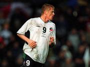 17 April 2002; Damien Duff of Republic of Ireland during the International Friendly match between Republic of Ireland and USA at Lansdowne Road in Dublin. Photo by Brendan Moran/Sportsfile