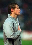 17 April 2002; Brian McBride of USA prior to the International Friendly match between Republic of Ireland and USA at Lansdowne Road in Dublin. Photo by Damien Eagers/Sportsfile