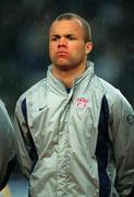 17 April 2002; Earnie Stewart of USA prior to the International Friendly match between Republic of Ireland and USA at Lansdowne Road in Dublin. Photo by Damien Eagers/Sportsfile