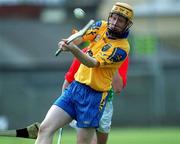 14 April 2002; Darragh Mulvey of Roscommon during the Allianz National Hurling League Division 2 Relegation Play-Off match between Carlow and Roscommon at Cusack Park in Mullingar, Westmeath. Photo by Aoife Rice/Sportsfile