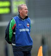 14 April 2002; Carlow manager Michael Walsh during the Allianz National Hurling League Division 2 Relegation Play-Off match between Carlow and Roscommon at Cusack Park in Mullingar, Westmeath. Photo by Aoife Rice/Sportsfile