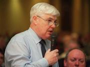 13 April 2002; Meath delegate Pat O'Neill on day two of the GAA Annual Congress at the Burlington Hotel in Dublin. Photo by Ray McManus/Sportsfile