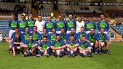 28 April 2002; The Kerry team prior to the All Ireland Intercounty Vocational Schools Football Final match between Donegal and Kerry at St Tiernach's Park in Clones, Monaghan. Photo by Damien Eagers/Sportsfile