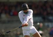 28 April 2002; John Brennan of Kildare during the Guinness Leinster Senior Hurling Championship First Round match between Westmeath and Kildare at Cusack Park in Mullingar, Westmeath. Photo by Aoife Rice/Sportsfile