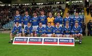 28 April 2002; The Cavan team prior to the Allianz National Football League Division 1 Final match between Tyrone and Cavan at St Tiernach's Park in Clones, Monaghan. Photo by Damien Eagers/Sportsfile