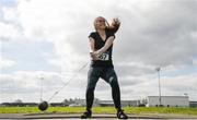 2 April 2017; Caoimhe Rowe of Trim AC, Co Meath, competing in the Women's 3kg Hammer during the Irish Life Health National Spring Throws Competition at the AIT International Arena in Athlone, Co Westmeath. Photo by Sam Barnes/Sportsfile