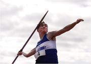 2 April 2017; Dylan Kearns of Finn Valley AC, Co Donegal, competing in the Men's 800g Javelin during the Irish Life Health National Spring Throws Competition at the AIT International Arena in Athlone, Co Westmeath. Photo by Sam Barnes/Sportsfile