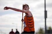 2 April 2017; Sean Carolan of Nenagh AC, Co Tipperary, competing in the Men's 700g Javelin during the Irish Life Health National Spring Throws Competition at the AIT International Arena in Athlone, Co Westmeath. Photo by Sam Barnes/Sportsfile