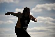 2 April 2017; Amy Forde of St Killians AC, Co Wexford, competing in Women's 1kg Discus during the Irish Life Health National Spring Throws Competition at the AIT International Arena in Athlone, Co Westmeath. Photo by Sam Barnes/Sportsfile