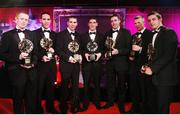 19 October 2007; Kerry Vodafone GAA All-Star award winners, from left, Colm Cooper, Declan O'Sullivan, Marc O Se, Killian Young, Young Player of the Year, Darragh O Se, Tomas O Se and Aiden O'Mahony during the 2007 Vodafone GAA All-Star Awards. Citywest Hotel, Conference, Leisure & Golf Resort, Saggart, Co. Dublin. Picture credit: Brendan Moran / SPORTSFILE