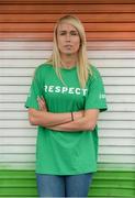 4 April 2017; Stephanie Roche of Republic of Ireland following a women's national team press conference at Liberty Hall in Dublin. Photo by Cody Glenn/Sportsfile