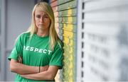 4 April 2017; Stephanie Roche of Republic of Ireland following a women's national team press conference at Liberty Hall in Dublin. Photo by Cody Glenn/Sportsfile