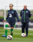 6 April 2017; Julie Anne Russell of Republic of Ireland during squad training at the FAI National Training Centre in Abbotstown, Dublin. Photo by Brendan Moran/Sportsfile