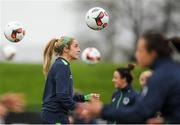 6 April 2017; Julie Ann Russell of Republic of Ireland during squad training at the FAI National Training Centre in Abbotstown, Dublin. Photo by Brendan Moran/Sportsfile