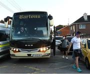 7 April 2017; Shamrock Rovers players arrive late due to traffic congestion before their SSE Airtricity League Premier Division match between Drogheda United and Shamrock Rovers at United Park in Drogheda, Co Louth. Photo by David Maher/Sportsfile