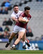 9 April 2017; Sean Armstrong of Galway is tackled by Fergal Conway of Kildare during the Allianz Football League Division 2 Final between Kildare and Galway at Croke Park in Dublin. Photo by Ramsey Cardy/Sportsfile