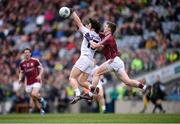 9 April 2017; Chris Healy of Kildare in action against David Wynne of Galway during the Allianz Football League Division 2 Final match between Kildare and Galway at Croke Park in Dublin. Photo by Stephen McCarthy/Sportsfile