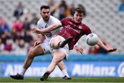 9 April 2017; Johnny Heaney of Galway shoots at goal during the Allianz Football League Division 2 Final between Kildare and Galway at Croke Park in Dublin. Photo by Ramsey Cardy/Sportsfile