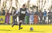 8 April 2017; Cathal O'Shea of Killarney Celtic during the FAI Junior Cup Semi Final in association with Aviva and Umbro, at Mastergeeha FC in Killarney, Co. Kerry. Photo by Ramsey Cardy/Sportsfile