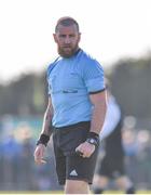 8 April 2017; Referee John Walsh during the FAI Junior Cup Semi Final in association with Aviva and Umbro, at Mastergeeha FC in Killarney, Co. Kerry. Photo by Ramsey Cardy/Sportsfile