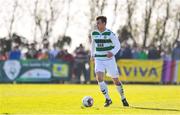 8 April 2017; Joseph O'Neill of Sheriff YC during the FAI Junior Cup Semi Final in association with Aviva and Umbro, at Mastergeeha FC in Killarney, Co. Kerry. Photo by Ramsey Cardy/Sportsfile