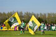 8 April 2017; Opening ceremony at the FAI Junior Cup Semi Final in association with Aviva and Umbro, at Mastergeeha FC in Killarney, Co. Kerry. Photo by Ramsey Cardy/Sportsfile