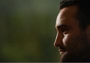 10 April 2017; Dave Kearney of Leinster during a press conference at Leinster Rugby Headquarters in UCD, Dublin. Photo by Stephen McCarthy/Sportsfile