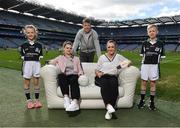 10 April 2017; In attendance at the launch of the Littlewoods Ireland GAA Go Games Provincial Days in Croke Park are, from left, Katie Morely, Dublin ladies footballer Noelle Healy, Kerry footballer Donnchadh Walsh, Kildare camogie player Siobhan Hurley and Conor Curran. At the event Littlewoods Ireland were joined by their ambassador and Waterford hurler Austin Gleeson, Dublin Ladies footballer Noelle Healy, Kildare camogie player Siobhan Hurley and Kerry footballer Donnchadh Walsh. The GAA Go Games Provincial Days is an initiative which will see 7,000 children take part in mini versions of hurling and football blitzes over the course of two weeks in April. As part of the sponsorship, a special Littlewoods Ireland Lounge was installed in Croke Park for the Go Games. Photo by Ramsey Cardy/Sportsfile