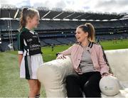 10 April 2017; In attendance at the launch of the Littlewoods Ireland GAA Go Games Provincial Days in Croke Park are Dublin ladies footballer Noelle Healy and Katie Morely. At the event Littlewoods Ireland were joined by their ambassador and Waterford hurler Austin Gleeson, Dublin Ladies footballer Noelle Healy, Kildare camogie player Siobhan Hurley and Kerry footballer Donnchadh Walsh. The GAA Go Games Provincial Days is an initiative which will see 7,000 children take part in mini versions of hurling and football blitzes over the course of two weeks in April. As part of the sponsorship, a special Littlewoods Ireland Lounge was installed in Croke Park for the Go Games. Photo by Ramsey Cardy/Sportsfile