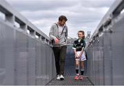 10 April 2017; In attendance at the launch of the Littlewoods Ireland GAA Go Games Provincial Days in Croke Park are Kerry footballer Donnchadh Walsh and Katie Morely. At the event Littlewoods Ireland were joined by their ambassador and Waterford hurler Austin Gleeson, Dublin Ladies footballer Noelle Healy, Kildare camogie player Siobhan Hurley and Kerry footballer Donnchadh Walsh. The GAA Go Games Provincial Days is an initiative which will see 7,000 children take part in mini versions of hurling and football blitzes over the course of two weeks in April. As part of the sponsorship, a special Littlewoods Ireland Lounge was installed in Croke Park for the Go Games. Photo by Ramsey Cardy/Sportsfile